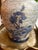 Large Blue, White and Gold Ginger Jar/Urn/Vase For Sale - Image 9 of 11