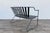 Vintage Mid-Century Modern Wrought Iron Patio Loveseat Bench | Russell Woodard Style Garden Sofa For Sale - Image 12 of 18
