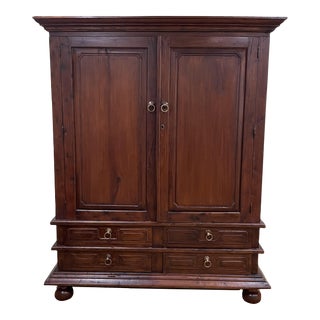 Late 20th Century Rustic Armoire For Sale