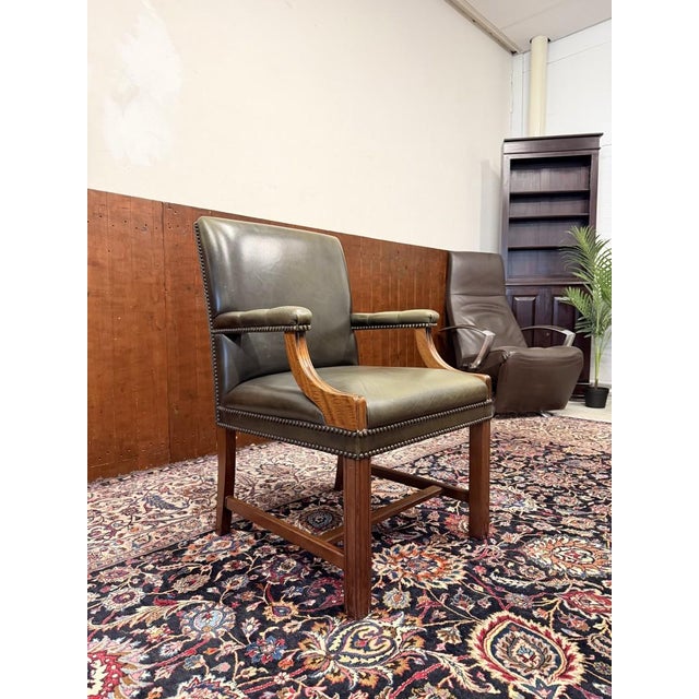 English Desk Chairs, Set of 2 For Sale - Image 14 of 15