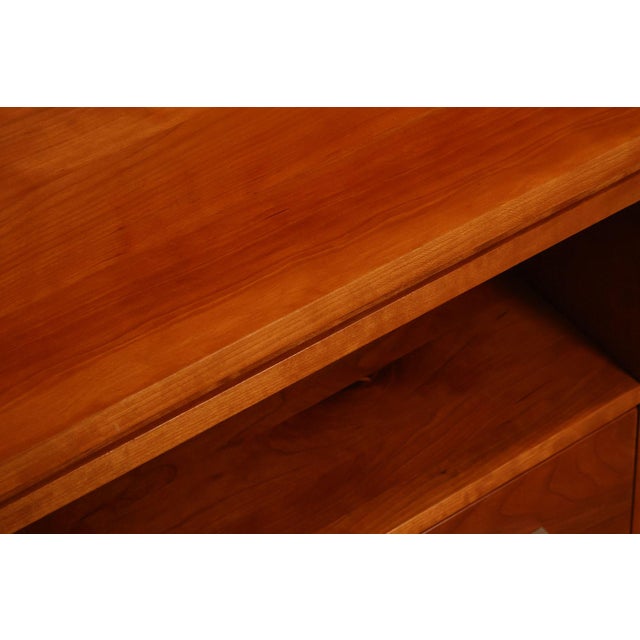 Brown Stickley Metropolitan Collection Cherry Nightstand For Sale - Image 8 of 18