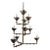 Made Goods Modern SilverThalia Chandelier For Sale