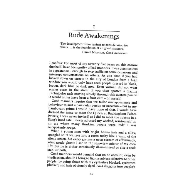 1980s "Manners From Heaven a Divine Guide to Good Behaviour" 1984 Crisp, Quentin For Sale - Image 5 of 5