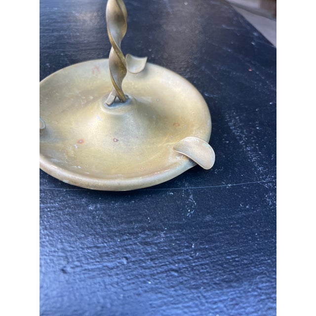Up for consideration is a beautiful vintage brass spiral ashtray. This would look lovely in your home and it is the...
