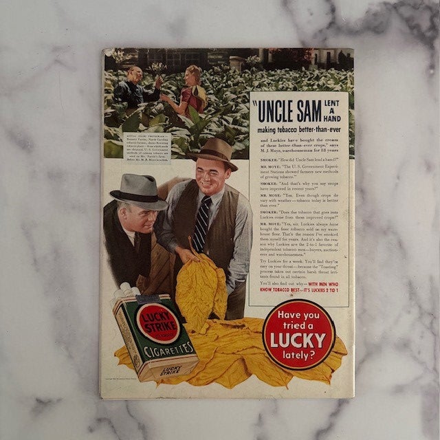 Traditional Vintage March 1940 Hunting and Fishing Magazine, Cover Art Ted Francis For Sale - Image 3 of 4