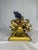 Asian Antique Early 19th Century Sino-Tibetan Gilt Bronze Statue of Mahakala With Consort For Sale - Image 3 of 5