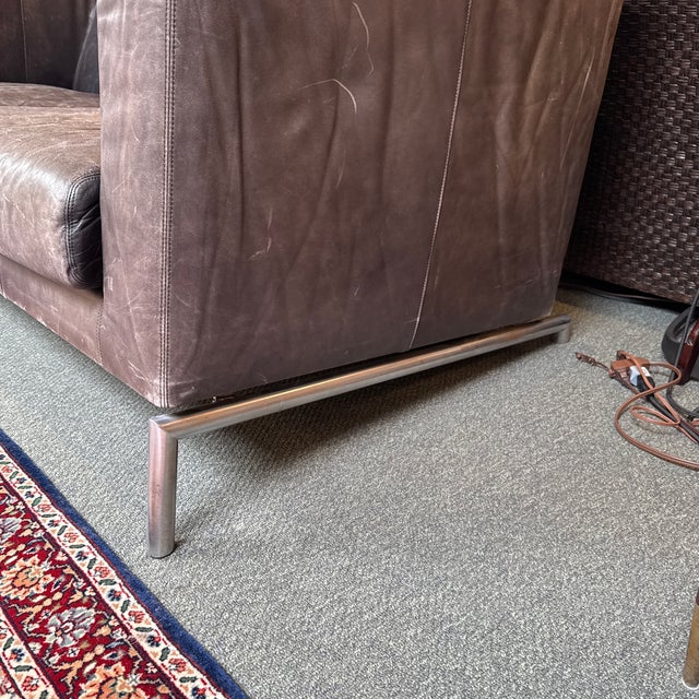 Brown Gerard Van Den Berg for Montis Cubic Sofa, Circa 1980's For Sale - Image 8 of 11