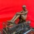 Metal Raymond Rivoire, Art Deco Style Sculpture of Bather, Bronze on Marble Base For Sale - Image 7 of 9