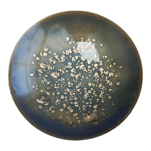Mid Century Modern Italian Enamel on Copper Saucer