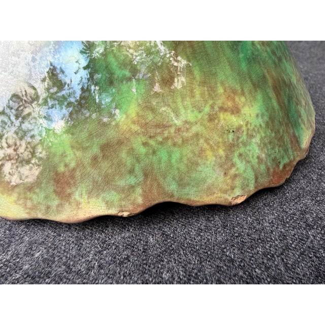 Antique Majolica Leaf Bowl For Sale - Image 13 of 15