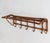 Brown Vintage Czechoslovak Rattan Wall Coat Rack by Úluv, 1960s For Sale - Image 8 of 15