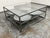 Rustic Blue Ocean Traders Tilford Glass Top Tray Coffee Table For Sale - Image 3 of 12