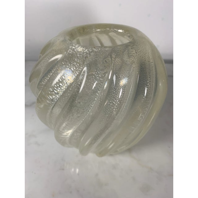 1980s 1980s Larry Laslo for Mikasa Sculptural Art Glass Vase For Sale - Image 5 of 10