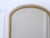 Antique Curved Corner Whitewashed Mirror For Sale - Image 4 of 4