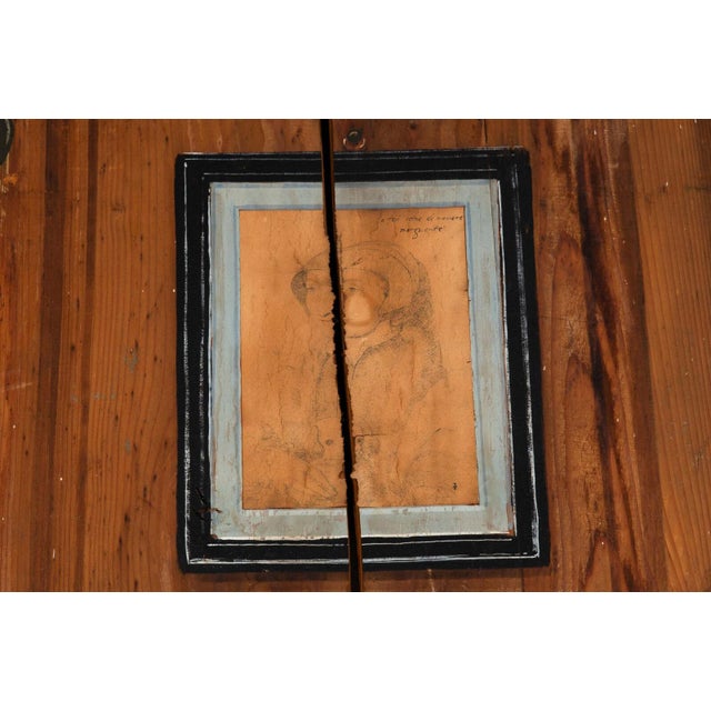 French Scrubbed Pine Decoupage & Trompe l'Oeil Doors For Sale - Image 4 of 18
