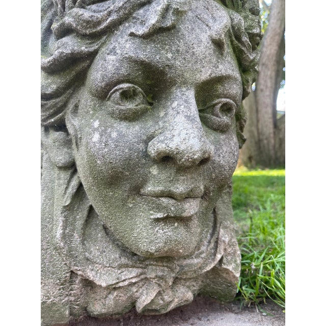 William IV Antique Hand Carved French Sandstone Sculpture of Summer Goddess For Sale - Image 3 of 7