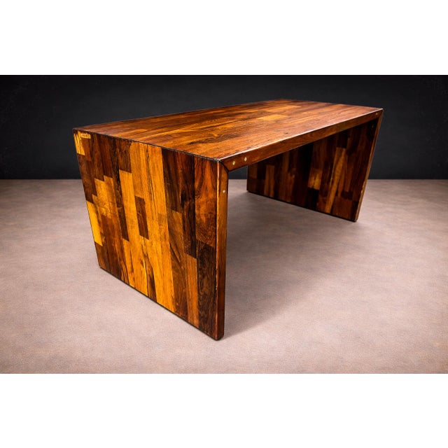 Brazilian Mid-Century Modern Foldable Desk in Rosewood, Jorge Zalszupin, 1970s For Sale - Image 12 of 12
