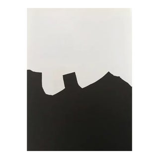 1973 Chillida Original Lithograph DM01204b Derriere Le Miroir For Sale