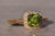 Gold The Zhu: Peridot and Natural Diamond Halo Ring in Yellow Gold For Sale - Image 8 of 11
