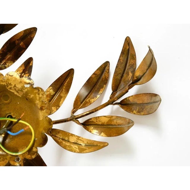Large Model Wisteria Gold-Plated Metal Wall Lamps by Hans Kögl, 1970s, Set of 2 For Sale - Image 18 of 18