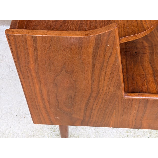 Mid-Century Modern Kipp Stewart for Drexel Declaration Mid Century 2-Tier Nightstand. For Sale - Image 3 of 13