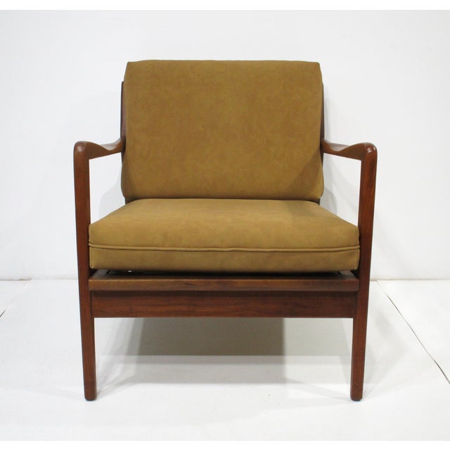 Mid-Century Modern Folke Ohlsson Walnut Lounge Chair by Dux For Sale - Image 3 of 11