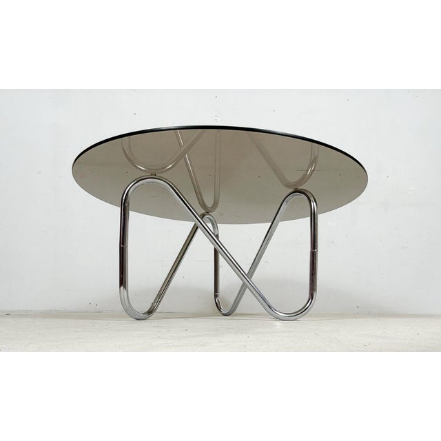 French Tubular Steel Coffee Table, 1970s For Sale - Image 13 of 18