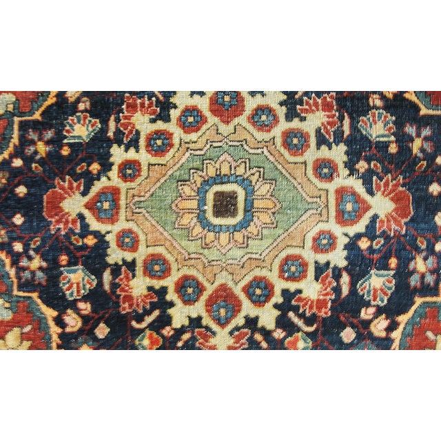 Antique Persian Feraghan Sarouk Rug For Sale In Chicago - Image 6 of 8