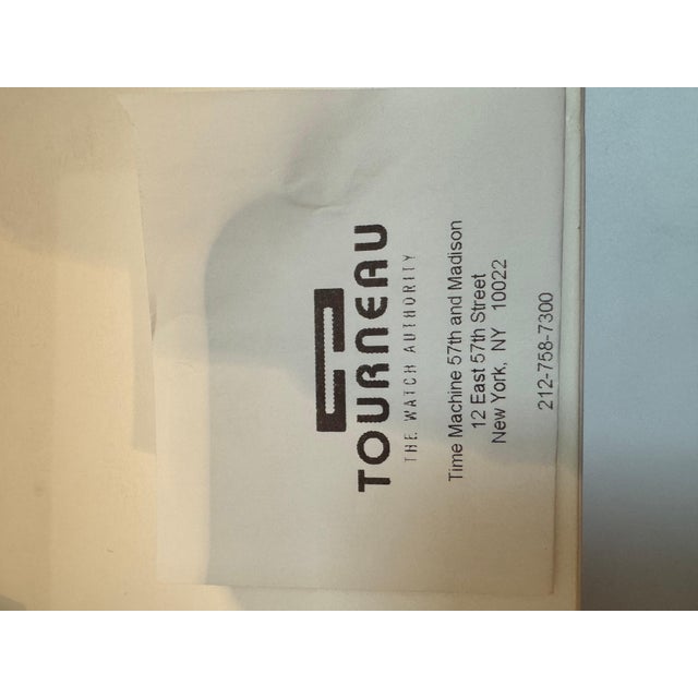 Green Rolex Watch Box, New Creme Empty Acs. Oyster L Perpetual Sky Dweller Brand New For Sale - Image 8 of 18