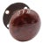 Antique Brown Ceramic Black Iron Dummy Door Knob For Sale