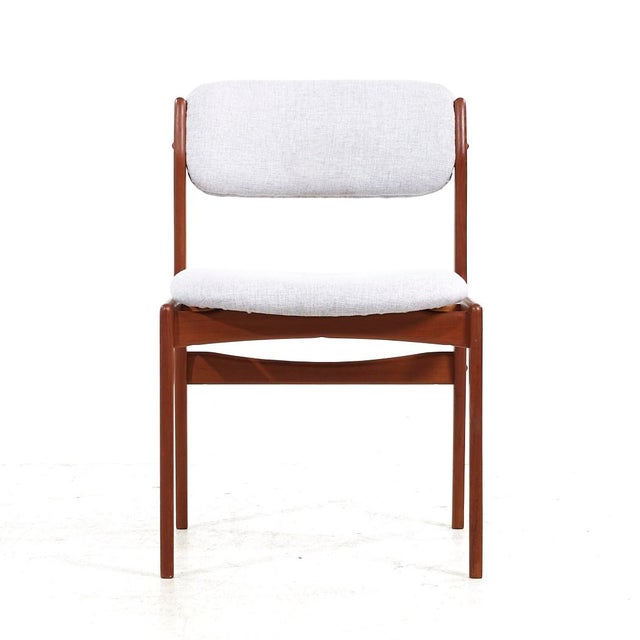 Mid 20th Century Erik Buch Mid Century Danish Teak Dining Chairs - Set of 4 For Sale - Image 5 of 10