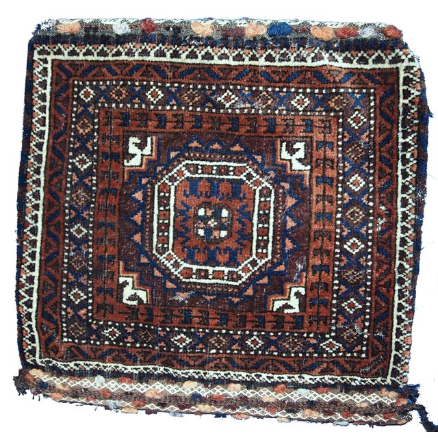1900s Handmade Afghan Baluch Bag For Sale - Image 9 of 9