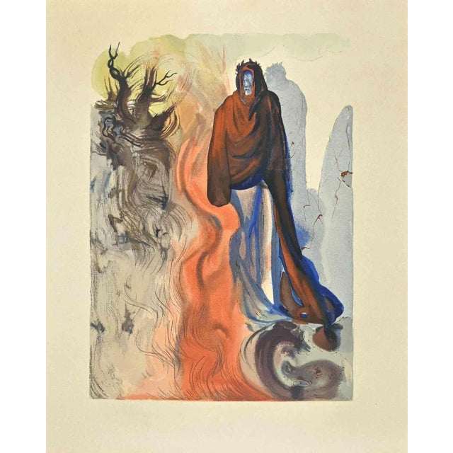 Salvador Dali, Brunetto Latini, Woodcut Print, 1963 For Sale - Image 4 of 4