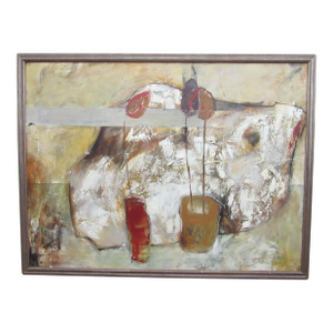 Large Modernist Abstract Painting by Darina Marko