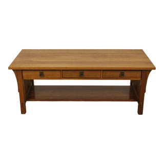 Stickley Mission Style Cherry Coffee Table For Sale