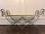 1950s Mid 20th Century Italian Gilt Metal Rope & Tassel Bench For Sale - Image 5 of 11