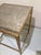Gilt Finish on Metal Table With Antique Glass Top -2 For Sale - Image 10 of 10