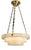 Andorra Tiered Alabaster and Polished Lacquered Brass Pendant Light by ZAVADSKI, 2020 For Sale