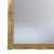 Hollywood Regency Rectangular Gold Foil Hand-Carved Wooden Mirror, 1970s For Sale - Image 3 of 5