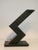 Black Vintage Zig Zag Table Lamps from Massive, Belgium, 1984, Set of 2 For Sale - Image 8 of 12