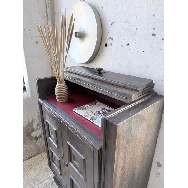 Art Deco Bar Cabinet by Hoffmann Chaleyssin, 1940s For Sale - Image 17 of 18