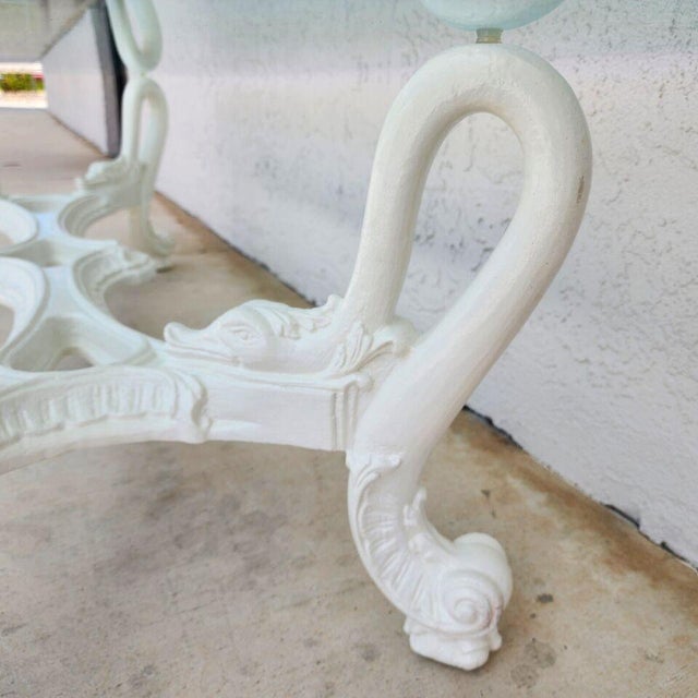 Mid Century French Swan Coffee Table For Sale In Miami - Image 6 of 12