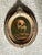 Vintage Skull Oil Painting in Ornate Frame For Sale - Image 11 of 12