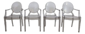Vintage Stacking Chairs by Philippe Starck for Kartell, Set of 4