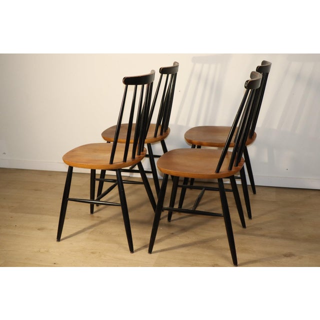 Vintage Wooden Chairs, 1960, Set of 4 For Sale - Image 13 of 18