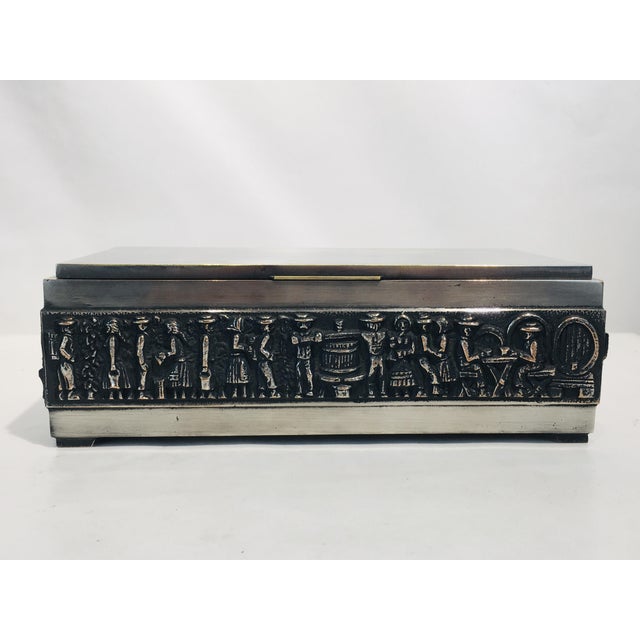 Vintage Industrial Copper Cigar Box, 1960s For Sale - Image 15 of 18