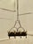 Metal Large French Medieval Rustic Chandelier, 1960 For Sale - Image 7 of 11