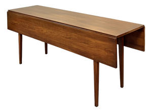Henkel Harris Black Cherry Drop Leaf Harvest Table