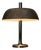 Large Table Lamp with Shade and Chrome-Plated Metal Base by Heinz F.W. Stahl for Hillebrand, Germany, 1960s For Sale