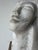 1980s Vintage Hand-Carved Marble Female Bust Sculpture For Sale In Miami - Image 6 of 12